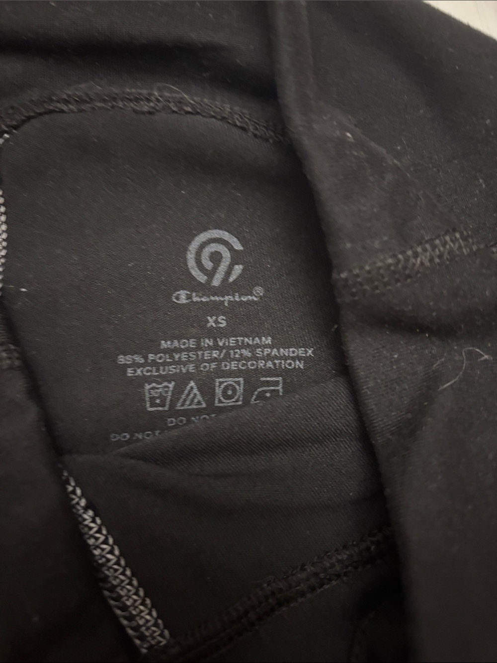 Champion Black High-Rise Athletic Bike Shorts - Picture 6 of 7
